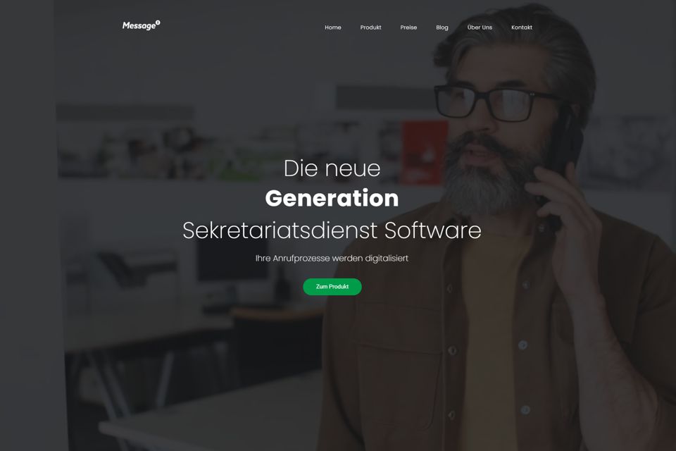 Website Relaunch - New Digital Phone Service Software